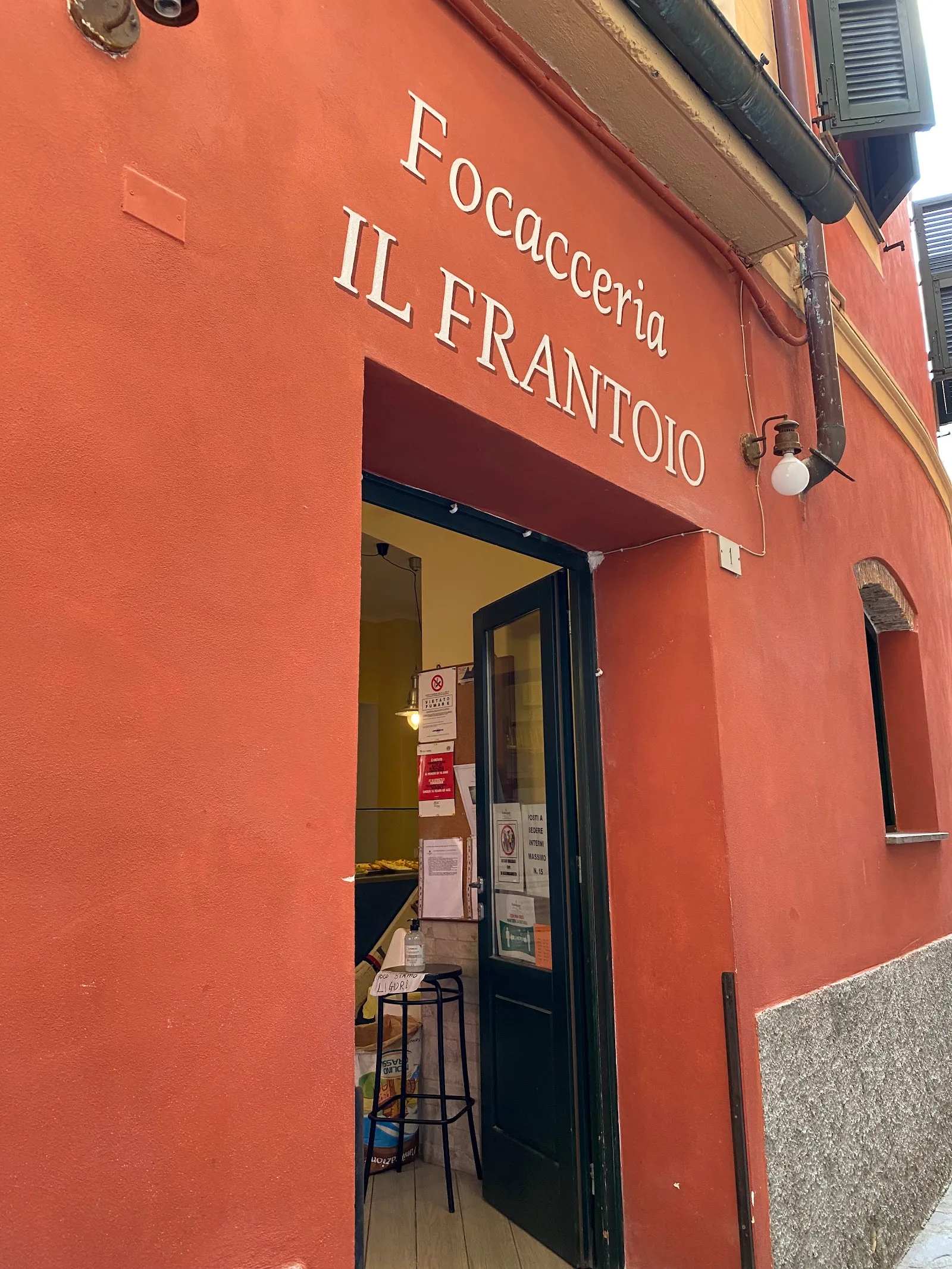 Focacceria Il Frantoio, Monterosso al Mare
