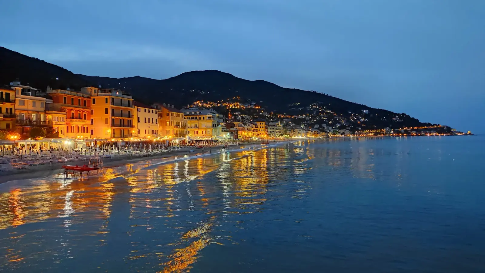 La spiaggia di Alassio