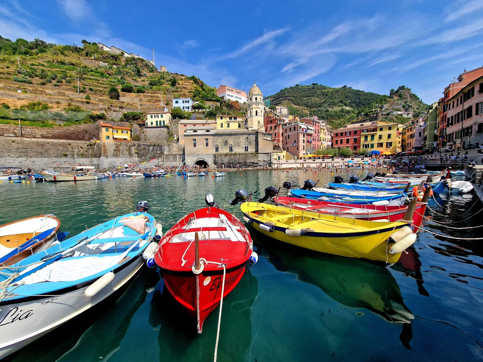 Spiaggetta del porto di Vernazza