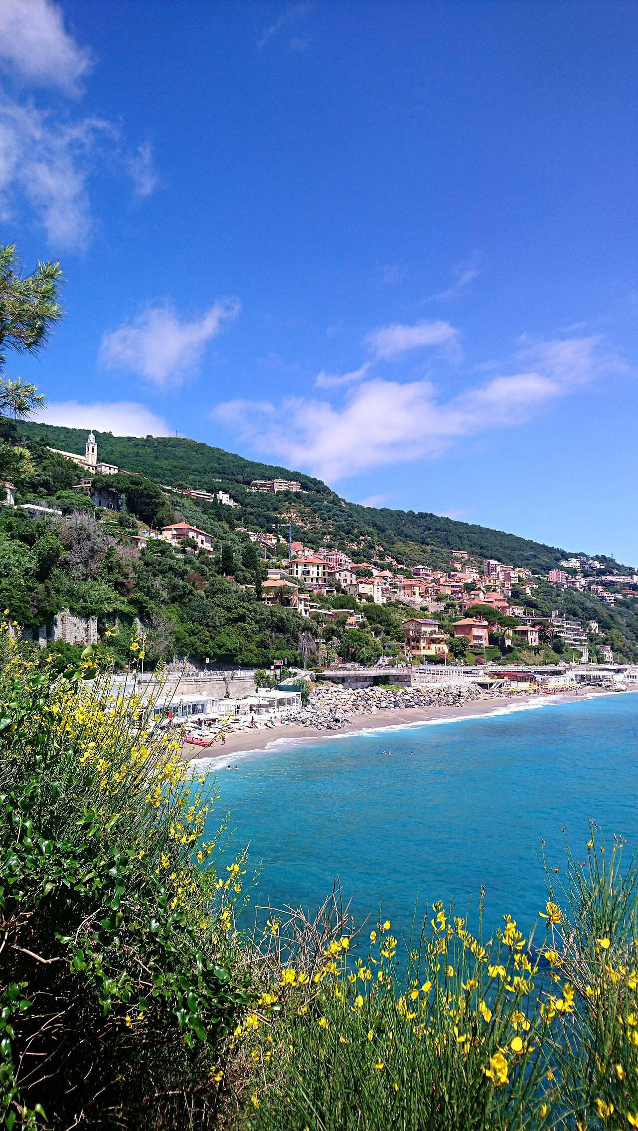 La passeggiata a mare di Bergeggi