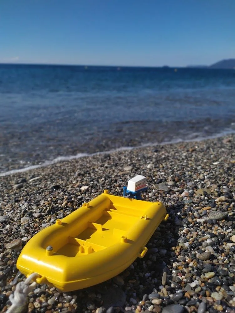 L'arenile della Spiaggia delle Barche in centro a Pietra Ligure